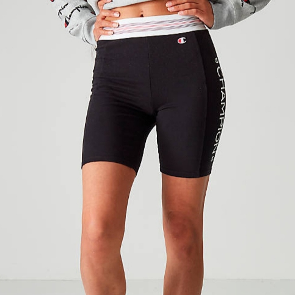 Women's Champion Power Cotton Biker Shorts